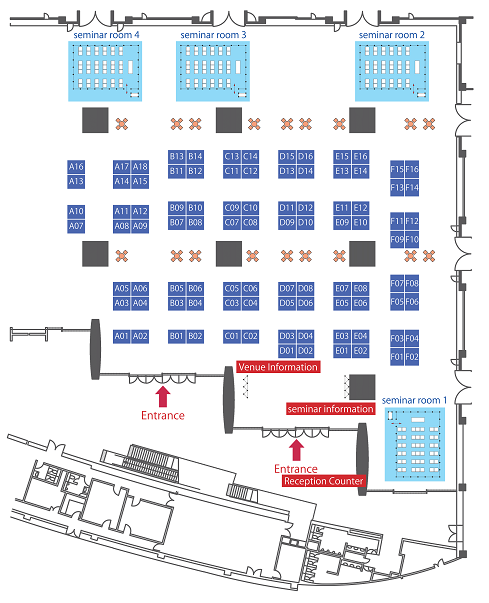 健食原料・OEM展2020　loor plan