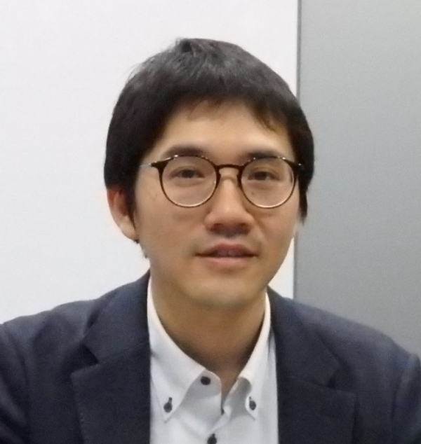 展示ホール前
